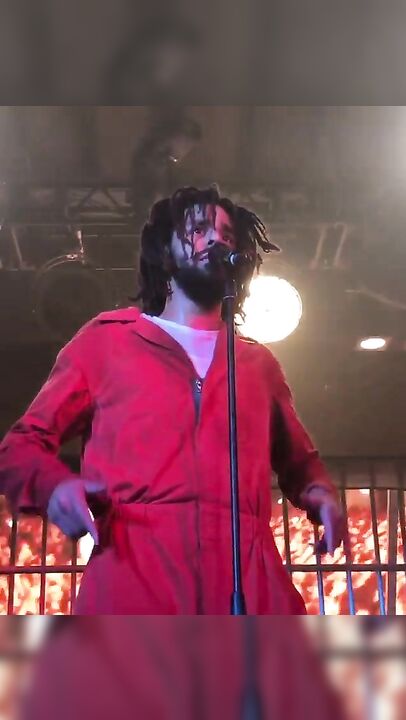 J. Cole dances to “F*ck Donald Trump” chants at his show in Denmark